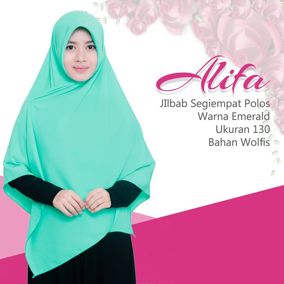  Jilbab  Warna  Emerald  Hijab Salwa